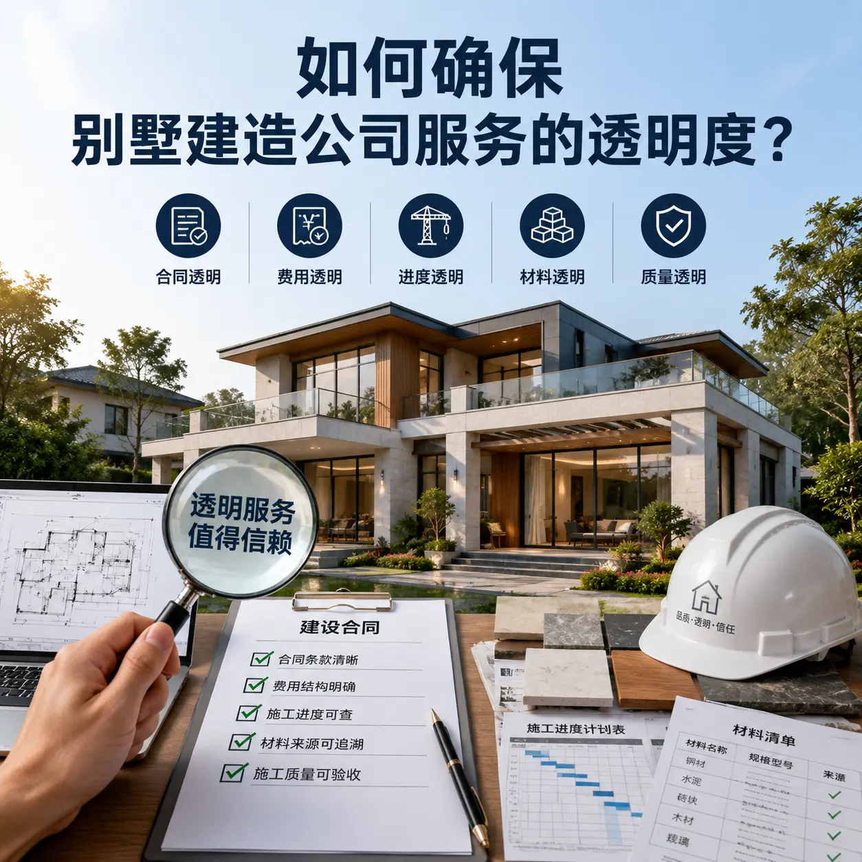在 六盘水 如何确保别墅建造公司服务的透明度?