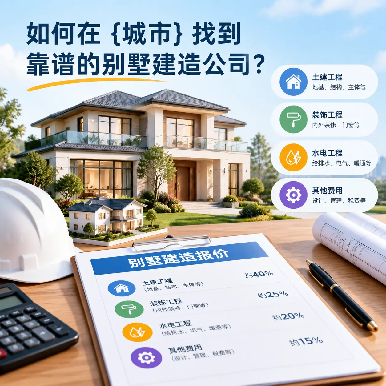 如何在 六盘水 找到靠谱的别墅建造公司？