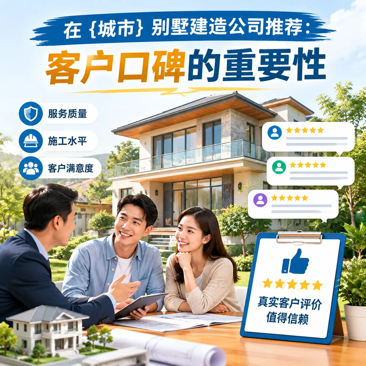 在 六盘水 别墅建造公司推荐：客户口碑的重要性