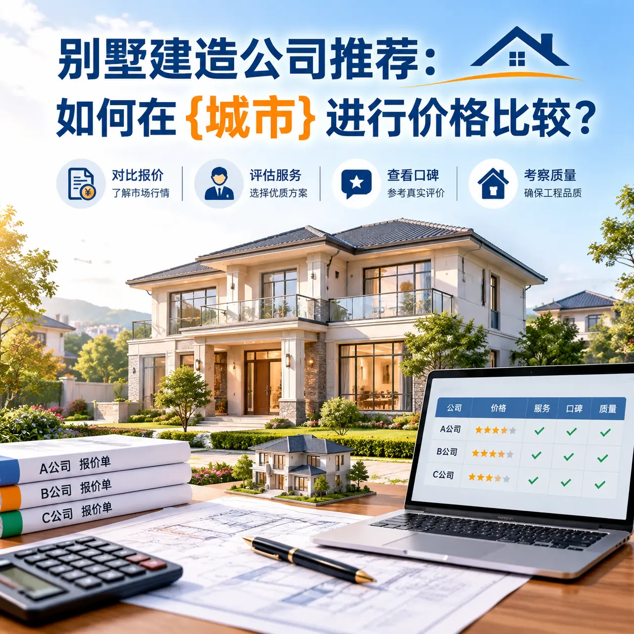 别墅建造公司推荐:如何在 六盘水 进行价格比较?