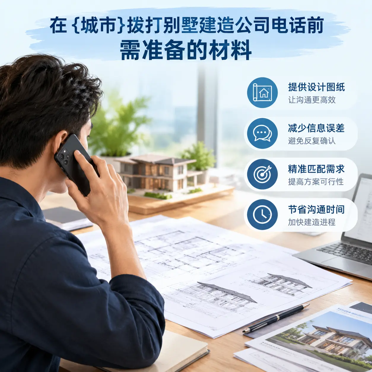 在六盘水拨打别墅建造公司电话前需准备的材料
