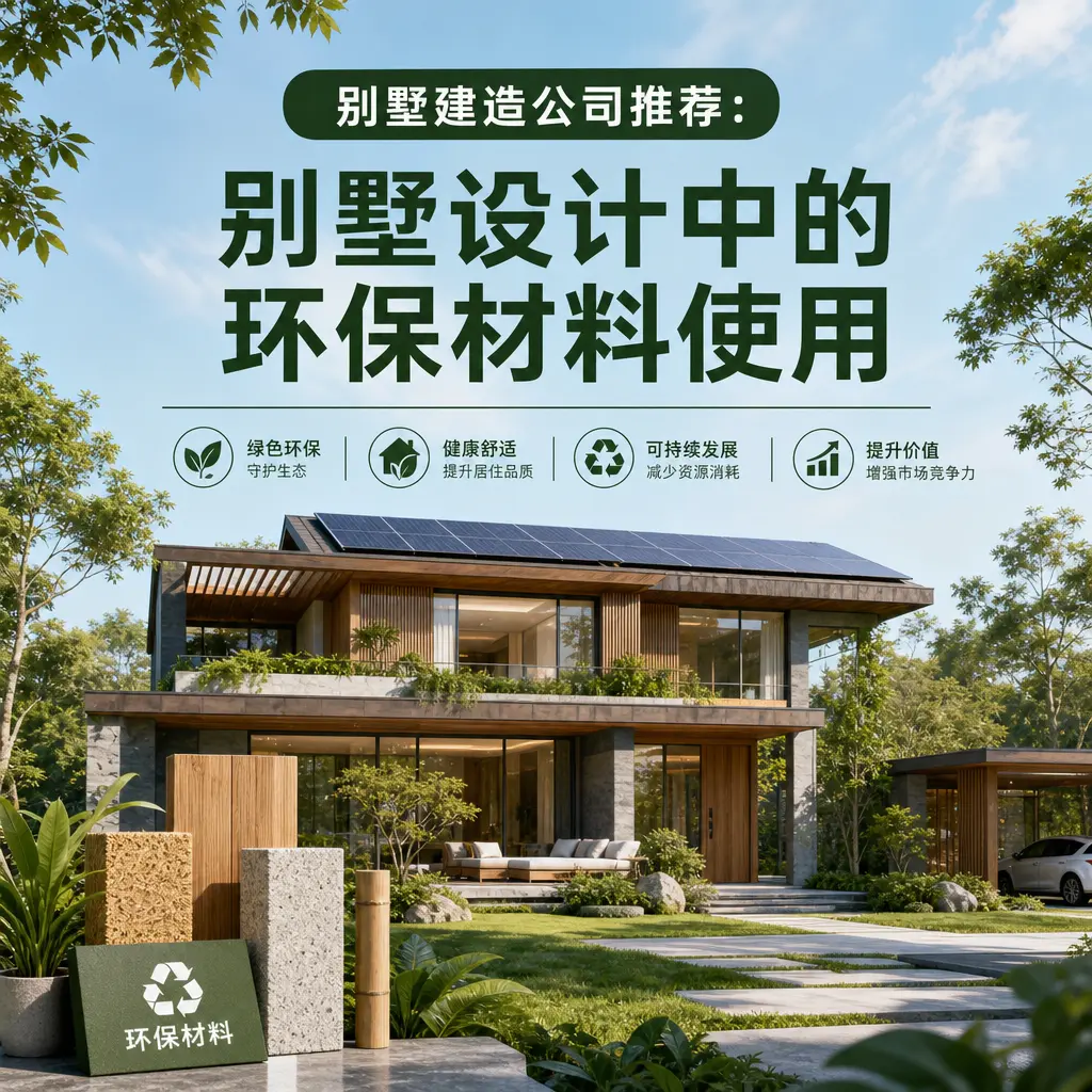 别墅建造公司推荐: 六盘水 别墅设计中的环保材料使用