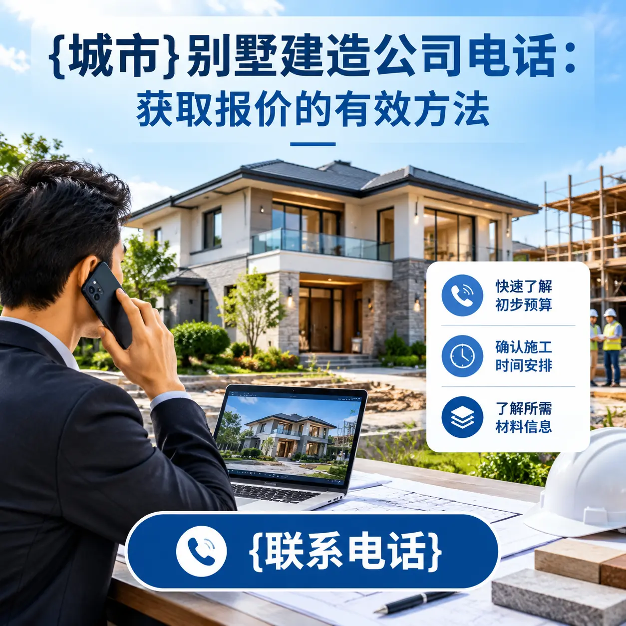 六盘水别墅建造公司电话:获取报价的有效方法